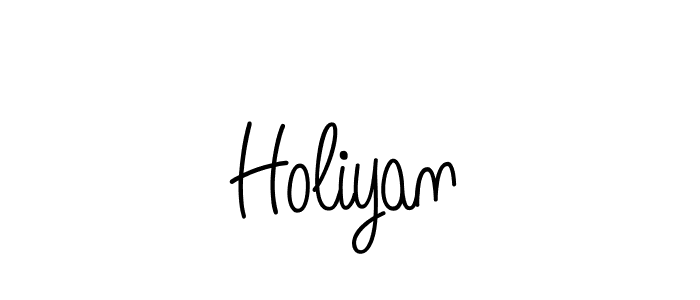 Make a beautiful signature design for name Holiyan. Use this online signature maker to create a handwritten signature for free. Holiyan signature style 5 images and pictures png