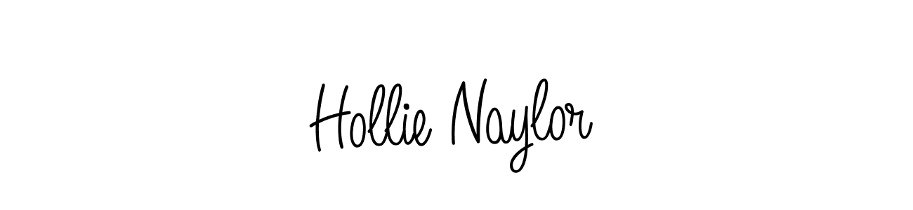 Design your own signature with our free online signature maker. With this signature software, you can create a handwritten (Angelique-Rose-font-FFP) signature for name Hollie Naylor. Hollie Naylor signature style 5 images and pictures png