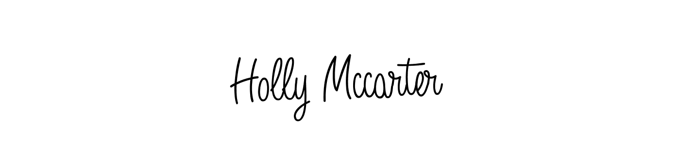 Make a beautiful signature design for name Holly Mccarter. With this signature (Angelique-Rose-font-FFP) style, you can create a handwritten signature for free. Holly Mccarter signature style 5 images and pictures png