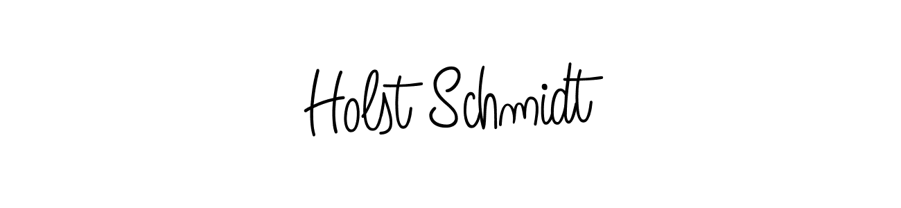 if you are searching for the best signature style for your name Holst Schmidt. so please give up your signature search. here we have designed multiple signature styles  using Angelique-Rose-font-FFP. Holst Schmidt signature style 5 images and pictures png
