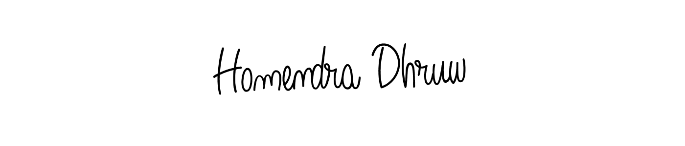 Check out images of Autograph of Homendra Dhruw name. Actor Homendra Dhruw Signature Style. Angelique-Rose-font-FFP is a professional sign style online. Homendra Dhruw signature style 5 images and pictures png