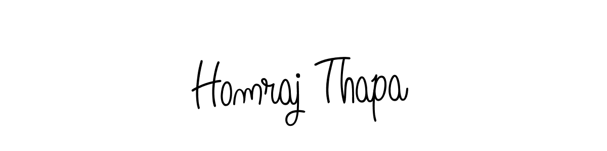 Similarly Angelique-Rose-font-FFP is the best handwritten signature design. Signature creator online .You can use it as an online autograph creator for name Homraj Thapa. Homraj Thapa signature style 5 images and pictures png