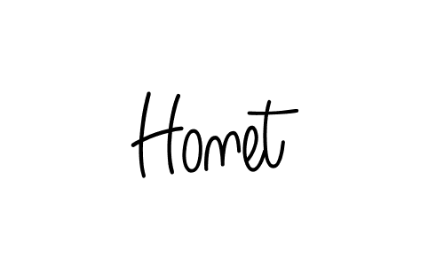 How to Draw Honet signature style? Angelique-Rose-font-FFP is a latest design signature styles for name Honet. Honet signature style 5 images and pictures png