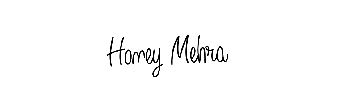Check out images of Autograph of Honey Mehra name. Actor Honey Mehra Signature Style. Angelique-Rose-font-FFP is a professional sign style online. Honey Mehra signature style 5 images and pictures png
