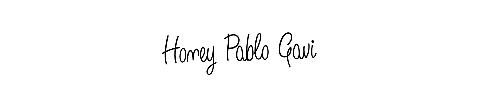 You can use this online signature creator to create a handwritten signature for the name Honey Pablo Gavi. This is the best online autograph maker. Honey Pablo Gavi signature style 5 images and pictures png