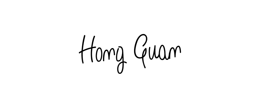Create a beautiful signature design for name Hong Guan. With this signature (Angelique-Rose-font-FFP) fonts, you can make a handwritten signature for free. Hong Guan signature style 5 images and pictures png