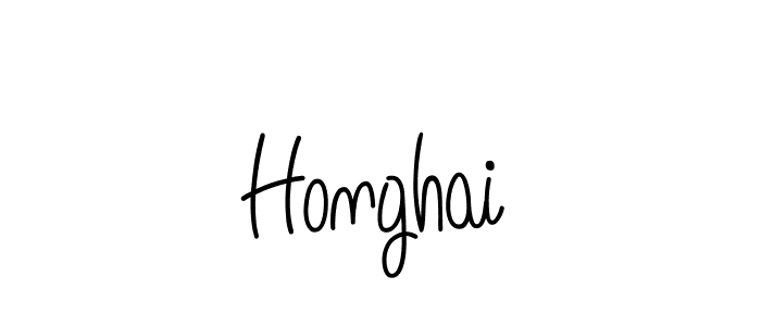 Make a beautiful signature design for name Honghai. Use this online signature maker to create a handwritten signature for free. Honghai signature style 5 images and pictures png