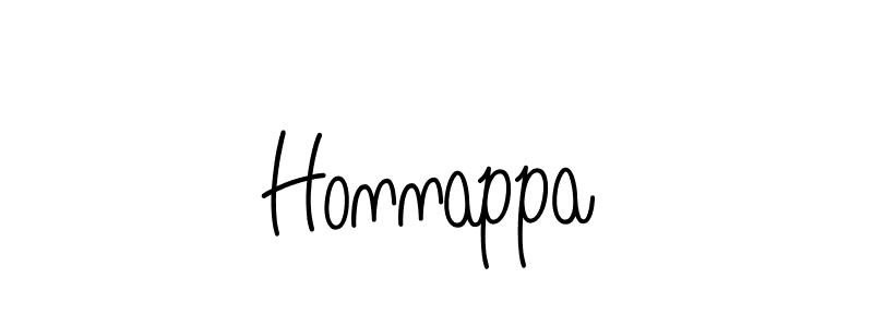 Honnappa stylish signature style. Best Handwritten Sign (Angelique-Rose-font-FFP) for my name. Handwritten Signature Collection Ideas for my name Honnappa. Honnappa signature style 5 images and pictures png