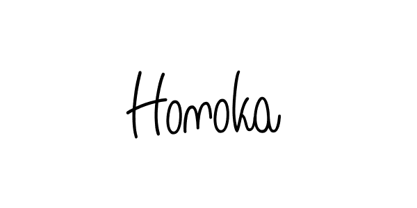 How to Draw Honoka signature style? Angelique-Rose-font-FFP is a latest design signature styles for name Honoka. Honoka signature style 5 images and pictures png