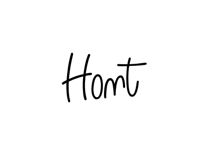 Use a signature maker to create a handwritten signature online. With this signature software, you can design (Angelique-Rose-font-FFP) your own signature for name Hont. Hont signature style 5 images and pictures png