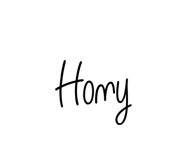 Make a beautiful signature design for name Hony. Use this online signature maker to create a handwritten signature for free. Hony signature style 5 images and pictures png