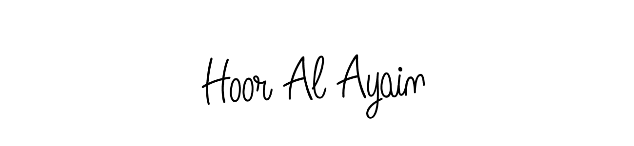 Make a short Hoor Al Ayain signature style. Manage your documents anywhere anytime using Angelique-Rose-font-FFP. Create and add eSignatures, submit forms, share and send files easily. Hoor Al Ayain signature style 5 images and pictures png