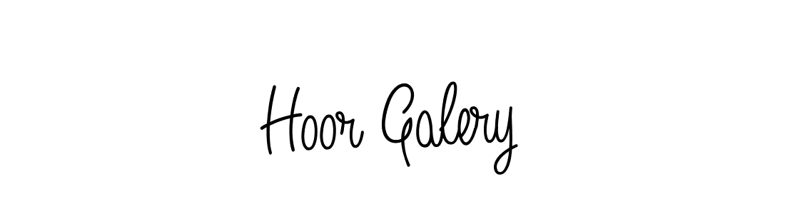 Use a signature maker to create a handwritten signature online. With this signature software, you can design (Angelique-Rose-font-FFP) your own signature for name Hoor Galery. Hoor Galery signature style 5 images and pictures png