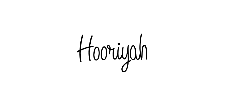 Hooriyah stylish signature style. Best Handwritten Sign (Angelique-Rose-font-FFP) for my name. Handwritten Signature Collection Ideas for my name Hooriyah. Hooriyah signature style 5 images and pictures png