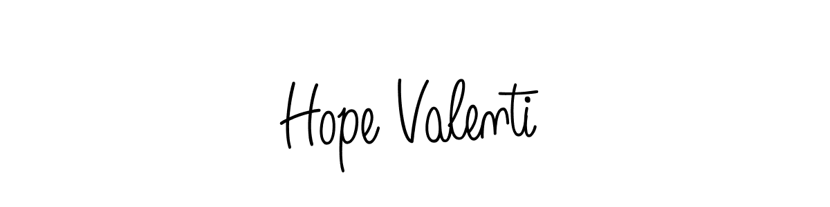 Create a beautiful signature design for name Hope Valenti. With this signature (Angelique-Rose-font-FFP) fonts, you can make a handwritten signature for free. Hope Valenti signature style 5 images and pictures png
