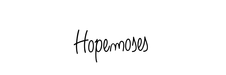 Create a beautiful signature design for name Hopemoses. With this signature (Angelique-Rose-font-FFP) fonts, you can make a handwritten signature for free. Hopemoses signature style 5 images and pictures png