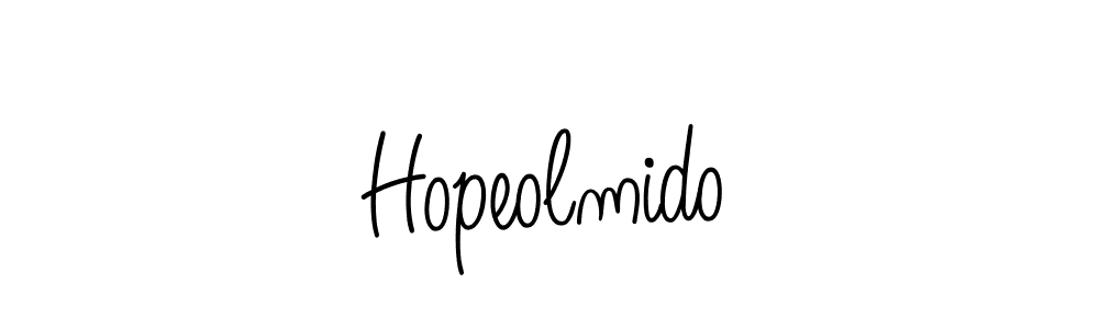 Also we have Hopeolmido name is the best signature style. Create professional handwritten signature collection using Angelique-Rose-font-FFP autograph style. Hopeolmido signature style 5 images and pictures png