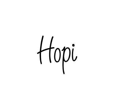 You should practise on your own different ways (Angelique-Rose-font-FFP) to write your name (Hopi) in signature. don't let someone else do it for you. Hopi signature style 5 images and pictures png