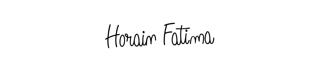 It looks lik you need a new signature style for name Horain Fatima. Design unique handwritten (Angelique-Rose-font-FFP) signature with our free signature maker in just a few clicks. Horain Fatima signature style 5 images and pictures png