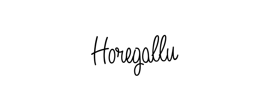 Once you've used our free online signature maker to create your best signature Angelique-Rose-font-FFP style, it's time to enjoy all of the benefits that Horegallu name signing documents. Horegallu signature style 5 images and pictures png