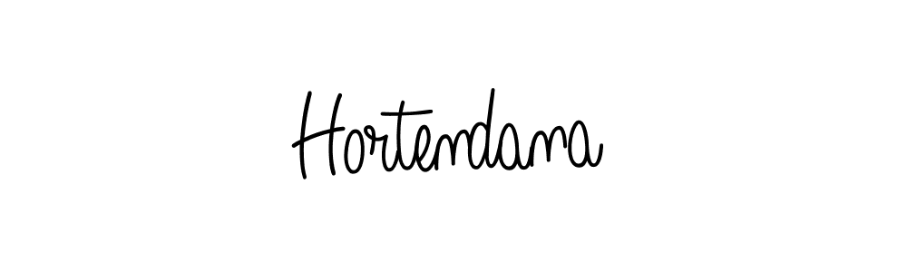 Hortendana stylish signature style. Best Handwritten Sign (Angelique-Rose-font-FFP) for my name. Handwritten Signature Collection Ideas for my name Hortendana. Hortendana signature style 5 images and pictures png