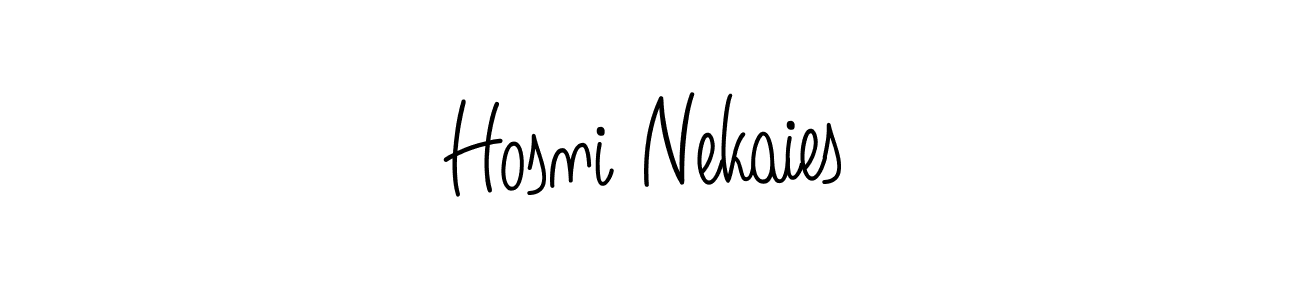 Here are the top 10 professional signature styles for the name Hosni Nekaies. These are the best autograph styles you can use for your name. Hosni Nekaies signature style 5 images and pictures png