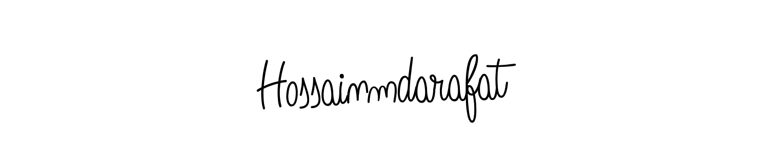 You should practise on your own different ways (Angelique-Rose-font-FFP) to write your name (Hossainmdarafat) in signature. don't let someone else do it for you. Hossainmdarafat signature style 5 images and pictures png