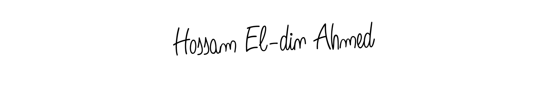 Design your own signature with our free online signature maker. With this signature software, you can create a handwritten (Angelique-Rose-font-FFP) signature for name Hossam El-din Ahmed. Hossam El-din Ahmed signature style 5 images and pictures png