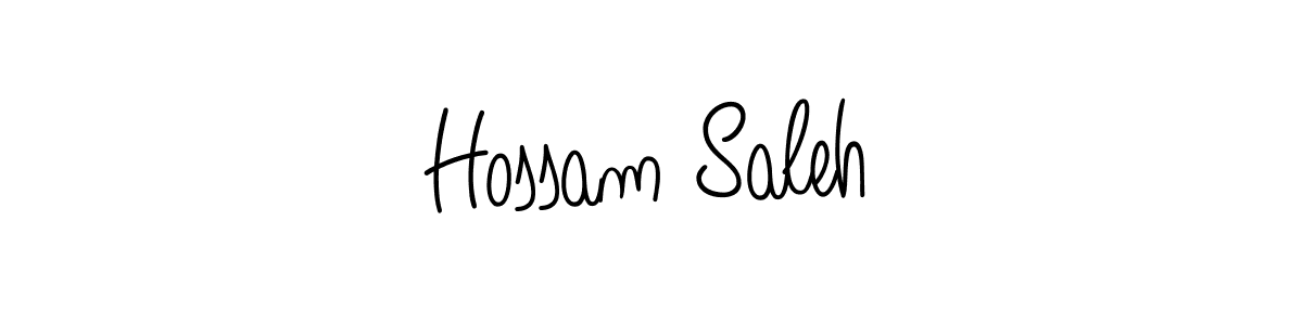 Best and Professional Signature Style for Hossam Saleh. Angelique-Rose-font-FFP Best Signature Style Collection. Hossam Saleh signature style 5 images and pictures png