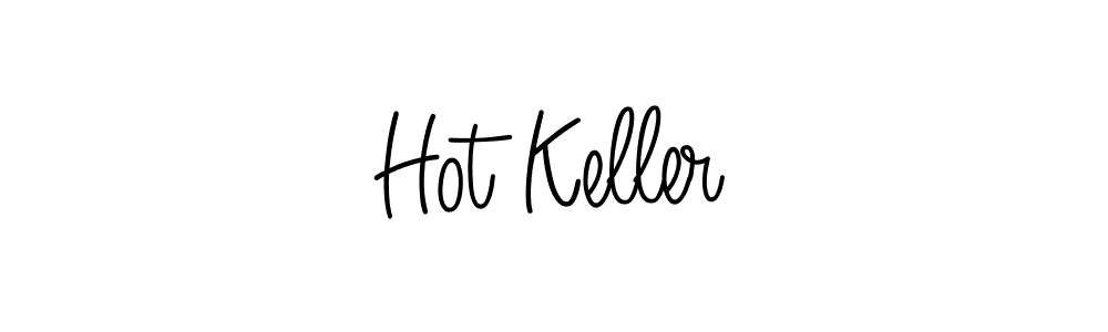 How to make Hot Keller name signature. Use Angelique-Rose-font-FFP style for creating short signs online. This is the latest handwritten sign. Hot Keller signature style 5 images and pictures png