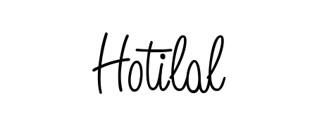Designed for modern professionals: Hotilal name signature crafted with Angelique-Rose-font-FFP script. Ready for digital PDF workflows. Hotilal signature style 5 images and pictures png