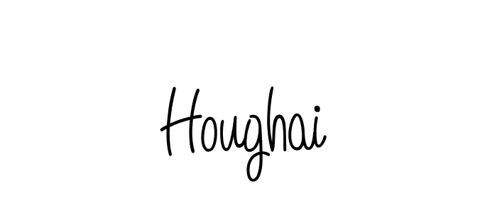 Use a signature maker to create a handwritten signature online. With this signature software, you can design (Angelique-Rose-font-FFP) your own signature for name Houghai. Houghai signature style 5 images and pictures png