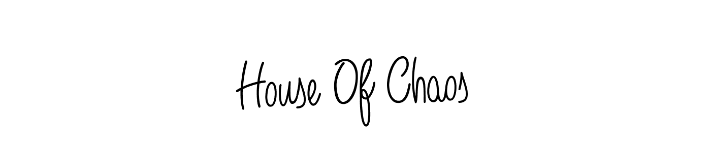 Make a beautiful signature design for name House Of Chaos. With this signature (Angelique-Rose-font-FFP) style, you can create a handwritten signature for free. House Of Chaos signature style 5 images and pictures png