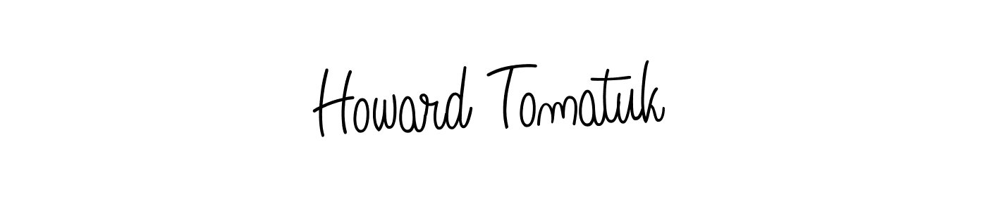 Make a short Howard Tomatuk signature style. Manage your documents anywhere anytime using Angelique-Rose-font-FFP. Create and add eSignatures, submit forms, share and send files easily. Howard Tomatuk signature style 5 images and pictures png