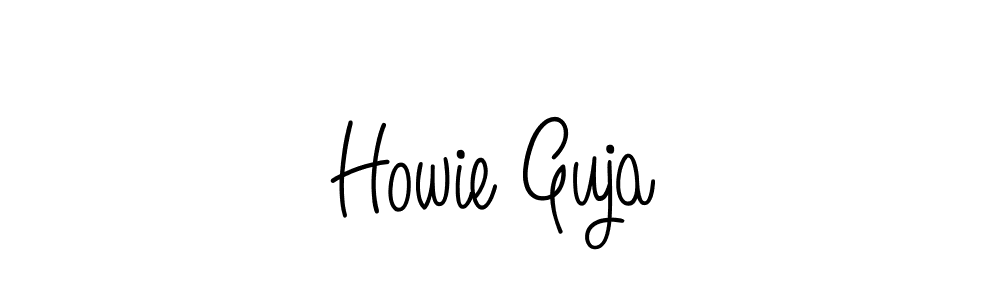 Make a short Howie Guja signature style. Manage your documents anywhere anytime using Angelique-Rose-font-FFP. Create and add eSignatures, submit forms, share and send files easily. Howie Guja signature style 5 images and pictures png