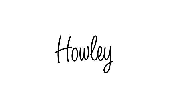 Make a beautiful signature design for name Howley. With this signature (Angelique-Rose-font-FFP) style, you can create a handwritten signature for free. Howley signature style 5 images and pictures png