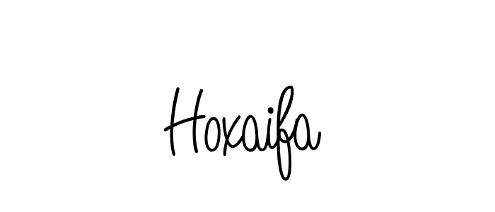 Make a beautiful signature design for name Hoxaifa. With this signature (Angelique-Rose-font-FFP) style, you can create a handwritten signature for free. Hoxaifa signature style 5 images and pictures png