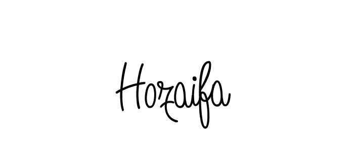 Create a beautiful signature design for name Hozaifa. With this signature (Angelique-Rose-font-FFP) fonts, you can make a handwritten signature for free. Hozaifa signature style 5 images and pictures png