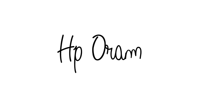 if you are searching for the best signature style for your name Hp Oram. so please give up your signature search. here we have designed multiple signature styles  using Angelique-Rose-font-FFP. Hp Oram signature style 5 images and pictures png