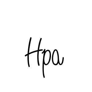 Create a beautiful signature design for name Hpa. With this signature (Angelique-Rose-font-FFP) fonts, you can make a handwritten signature for free. Hpa signature style 5 images and pictures png