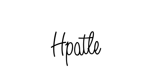 Make a beautiful signature design for name Hpatle. With this signature (Angelique-Rose-font-FFP) style, you can create a handwritten signature for free. Hpatle signature style 5 images and pictures png