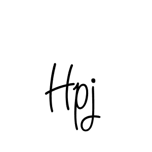 How to make Hpj name signature. Use Angelique-Rose-font-FFP style for creating short signs online. This is the latest handwritten sign. Hpj signature style 5 images and pictures png