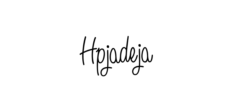 Once you've used our free online signature maker to create your best signature Angelique-Rose-font-FFP style, it's time to enjoy all of the benefits that Hpjadeja name signing documents. Hpjadeja signature style 5 images and pictures png