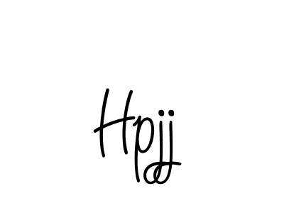 How to make Hpjj name signature. Use Angelique-Rose-font-FFP style for creating short signs online. This is the latest handwritten sign. Hpjj signature style 5 images and pictures png