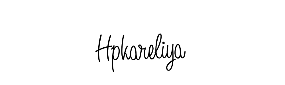 How to make Hpkareliya signature? Angelique-Rose-font-FFP is a professional autograph style. Create handwritten signature for Hpkareliya name. Hpkareliya signature style 5 images and pictures png