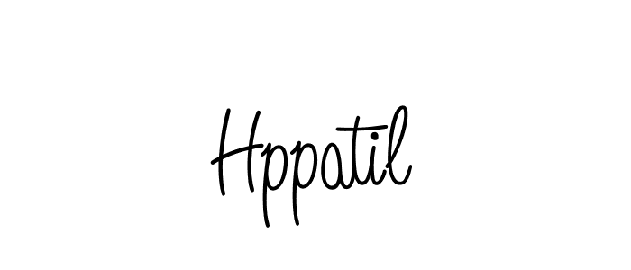 Make a beautiful signature design for name Hppatil. With this signature (Angelique-Rose-font-FFP) style, you can create a handwritten signature for free. Hppatil signature style 5 images and pictures png