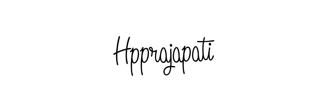 Create a beautiful signature design for name Hpprajapati. With this signature (Angelique-Rose-font-FFP) fonts, you can make a handwritten signature for free. Hpprajapati signature style 5 images and pictures png