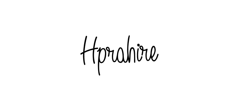 Use a signature maker to create a handwritten signature online. With this signature software, you can design (Angelique-Rose-font-FFP) your own signature for name Hprahire. Hprahire signature style 5 images and pictures png