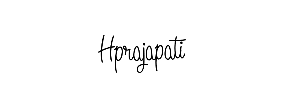 Design your own signature with our free online signature maker. With this signature software, you can create a handwritten (Angelique-Rose-font-FFP) signature for name Hprajapati. Hprajapati signature style 5 images and pictures png