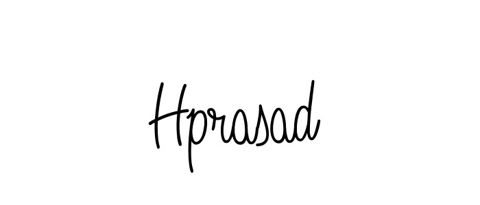 Make a beautiful signature design for name Hprasad. With this signature (Angelique-Rose-font-FFP) style, you can create a handwritten signature for free. Hprasad signature style 5 images and pictures png